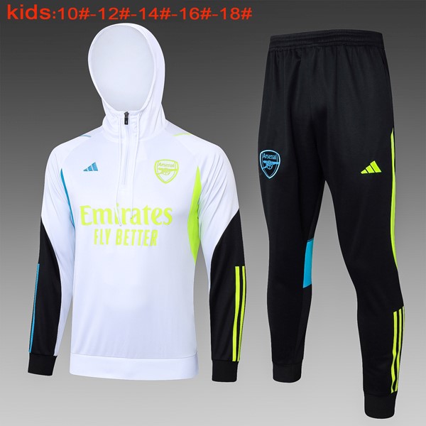 Kinder Hoodies Arsenal 2024 Weiß 2